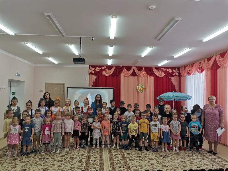 Театрализованное представление в Приреченском детском саду.